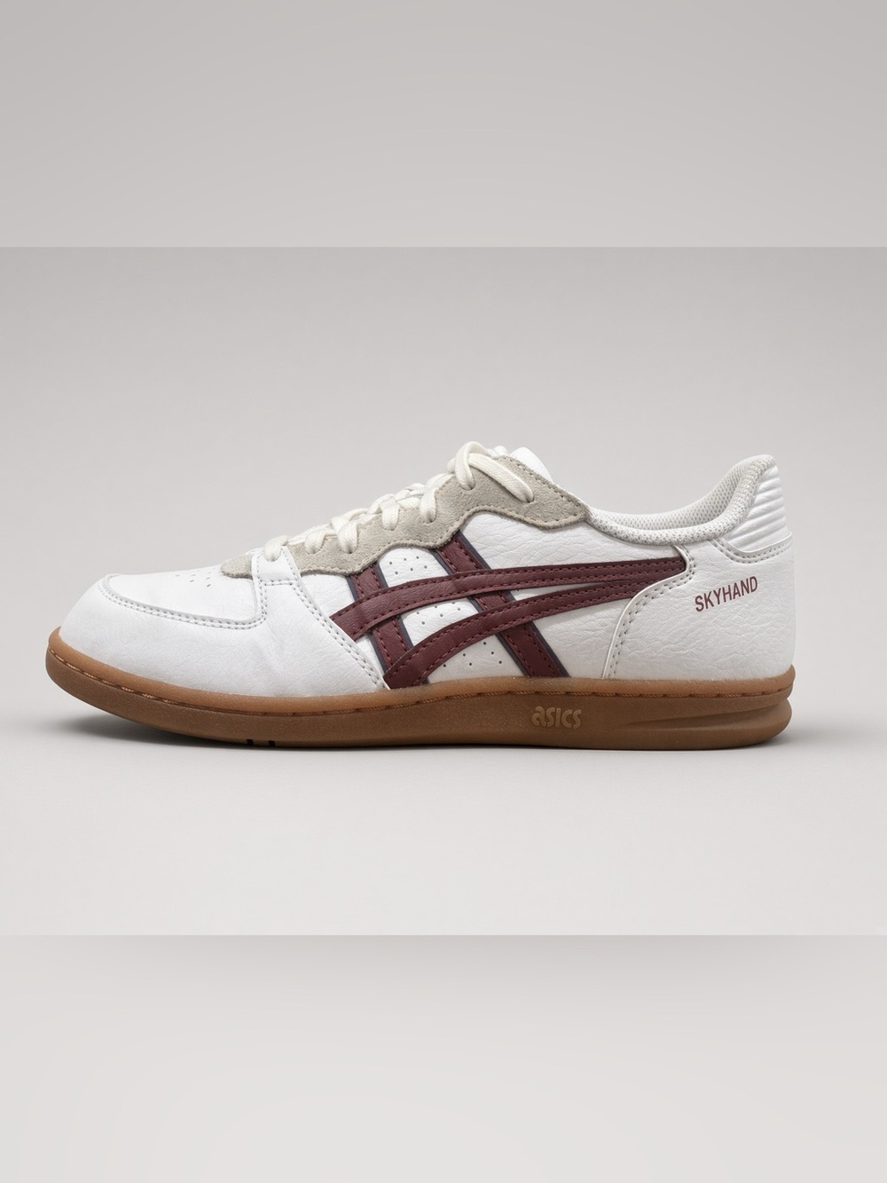 Size 7.5 - ASICS Skyhand OG White Brisket Red